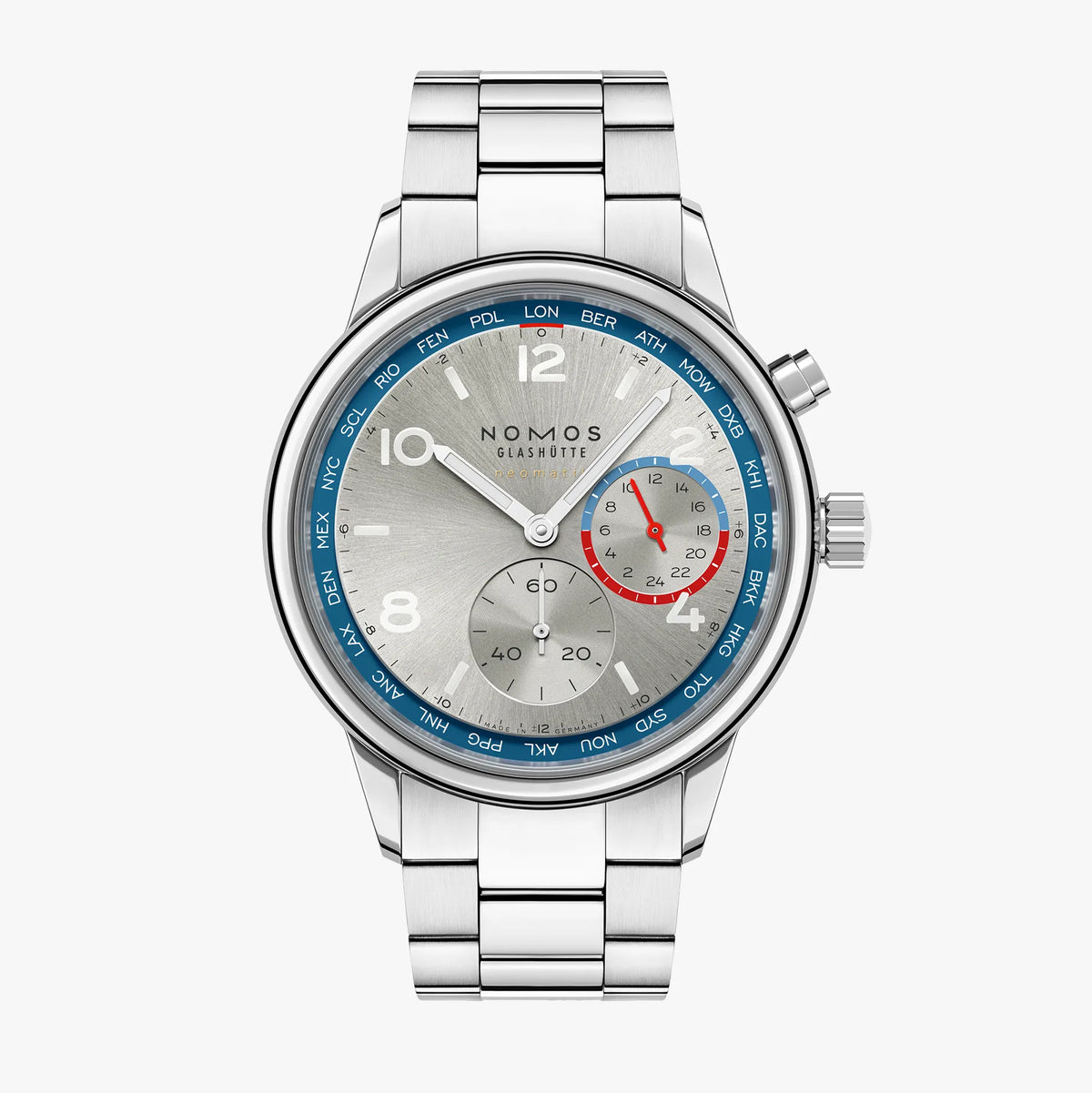 Club Sport Neomatik Worldtimer Silver
