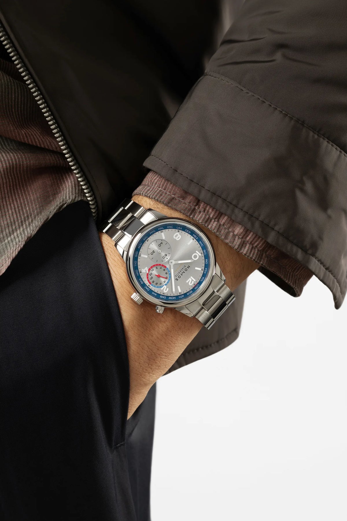 Club Sport Neomatik Worldtimer Silver