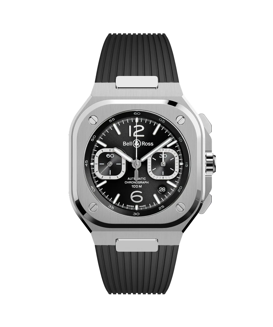 BR-05 Chrono Black Steel