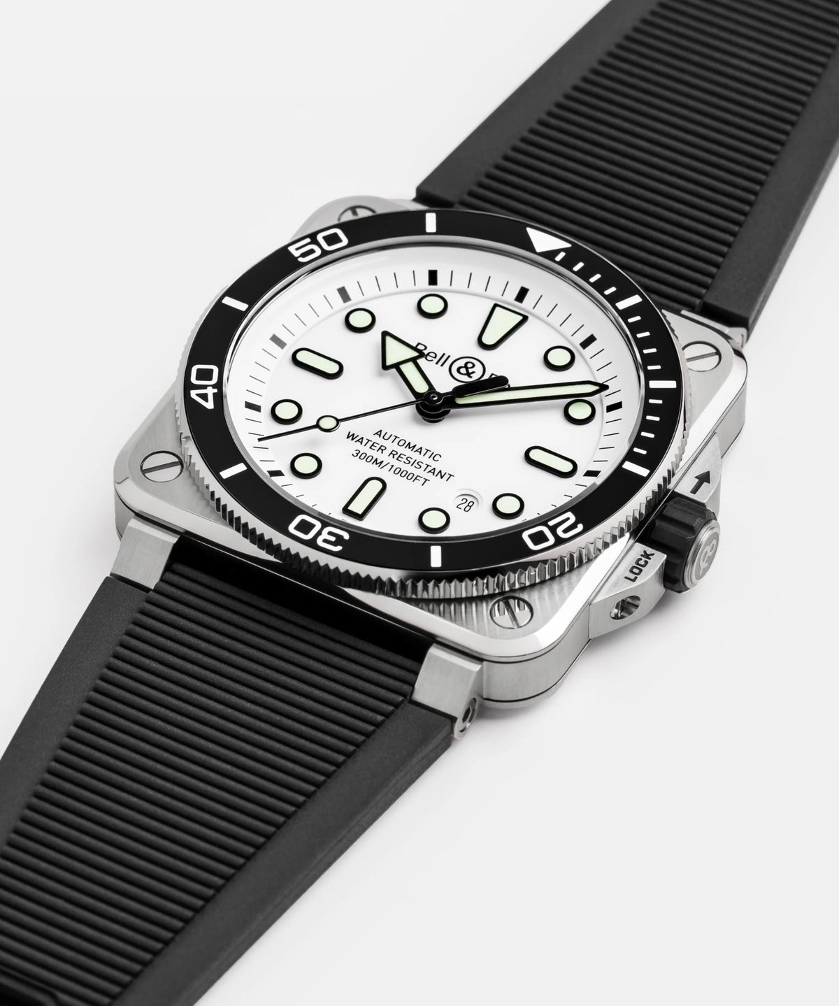 BR-03 Diver White Steel