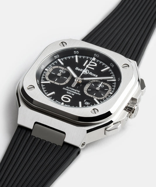 BR-05 Chrono Black Steel