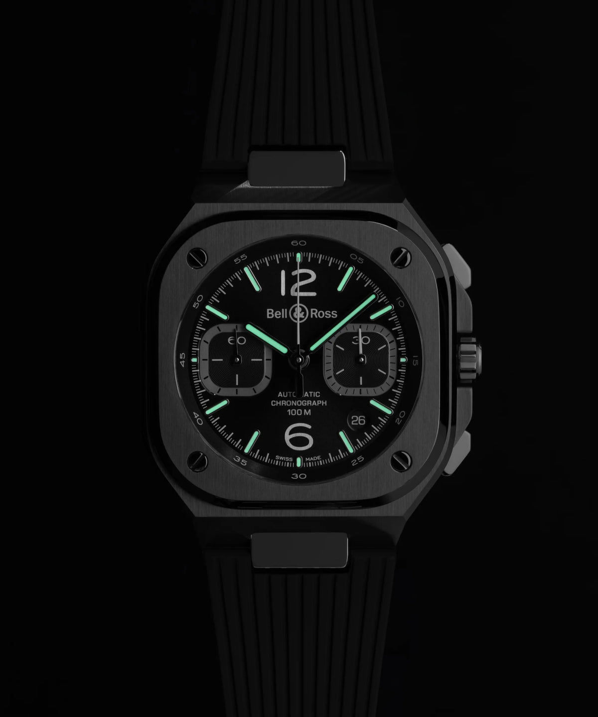 BR-05 Chrono Black Steel