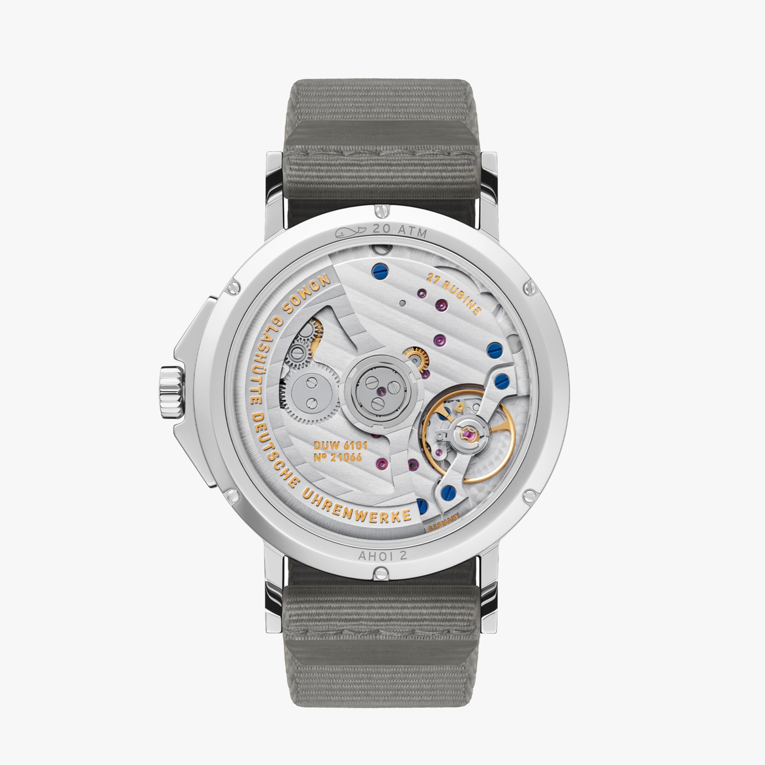 nomos watch reference 527 back