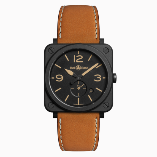 BR S Heritage Ceramic /Calfskin Strap - Reference BRS-HERI-CEM